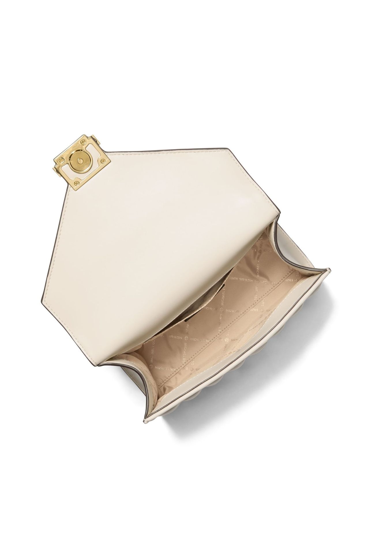 MEDIUM FLAP CHAIN SHOULDER BAG CREAM 3