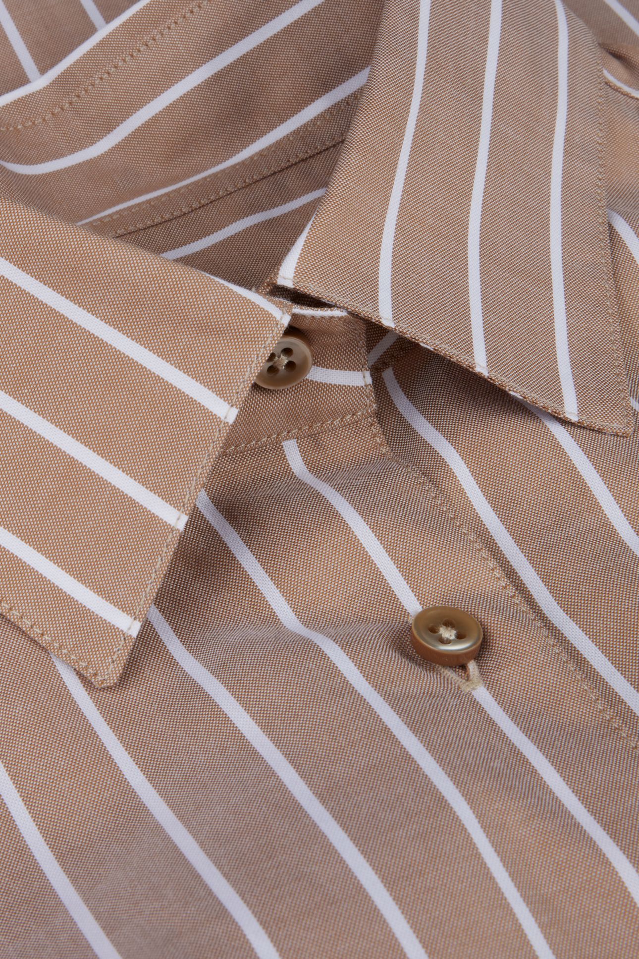 SIRI SHIRT LIGHT BROWN STRIPE 3