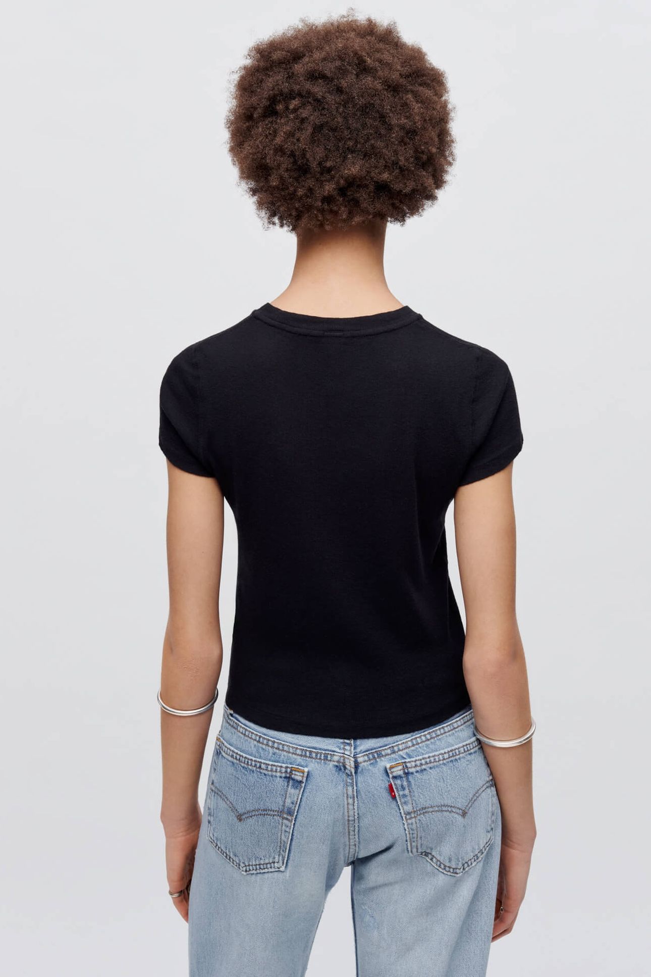 90S BABY TEE VINTAGE BLACK 2