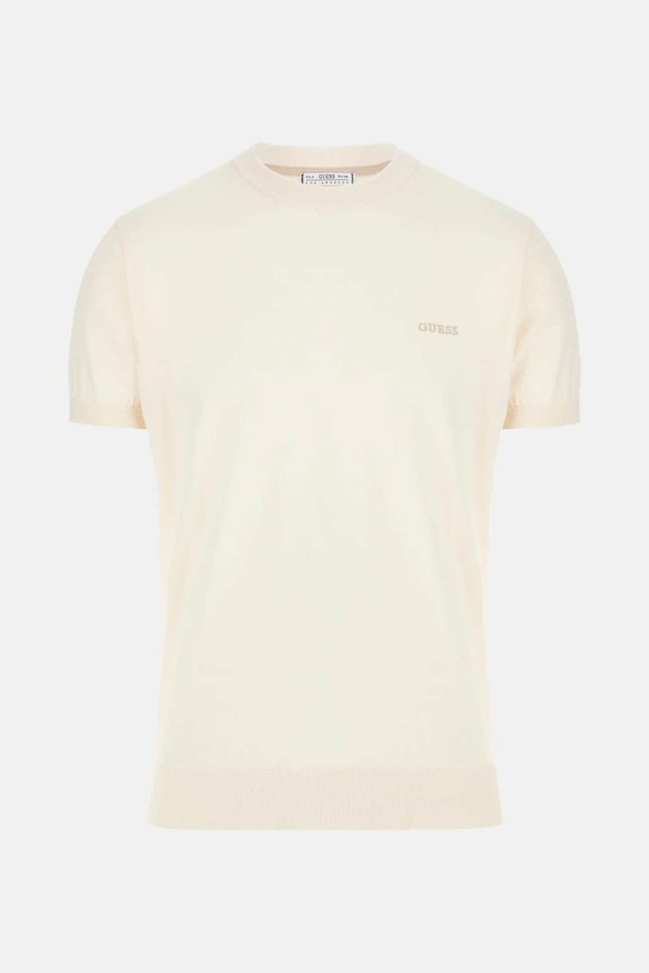 CORNELL WASHED SS T- PEARL WHITE 2
