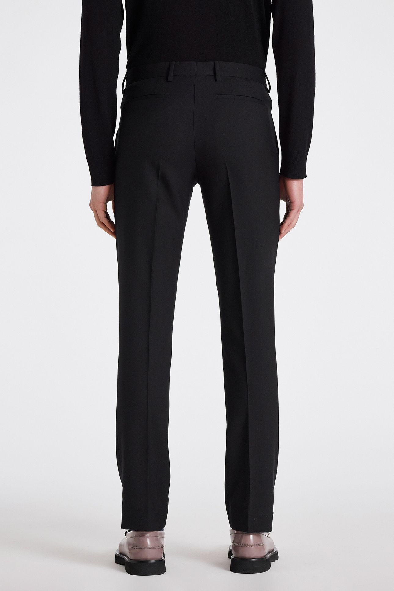 GENTS SLIM FIT TROUSER BLACK 2