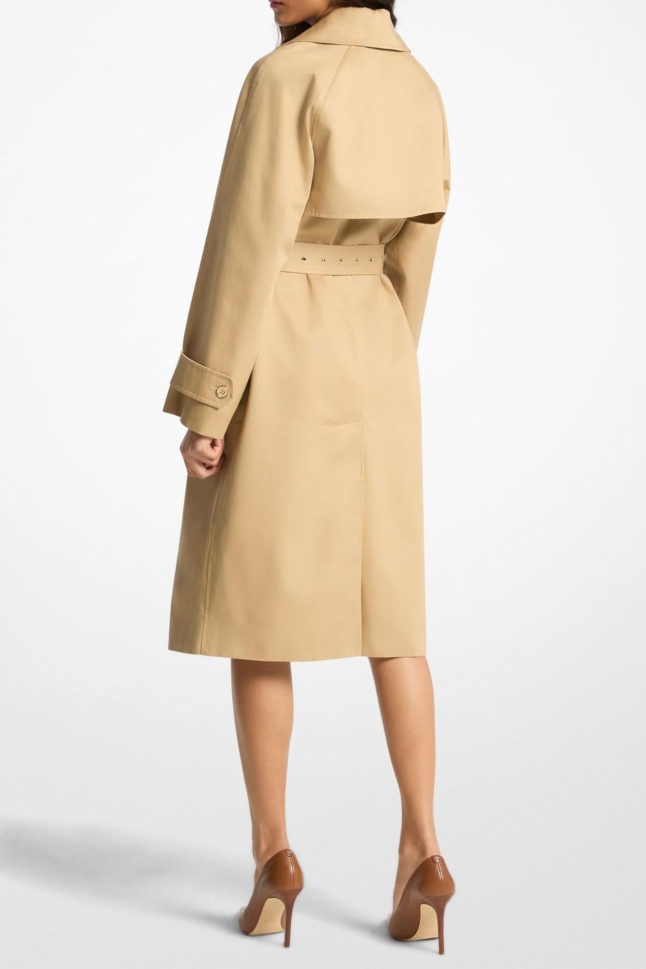 DB OVERSIZE BELTED TRENCH KHAKI 2