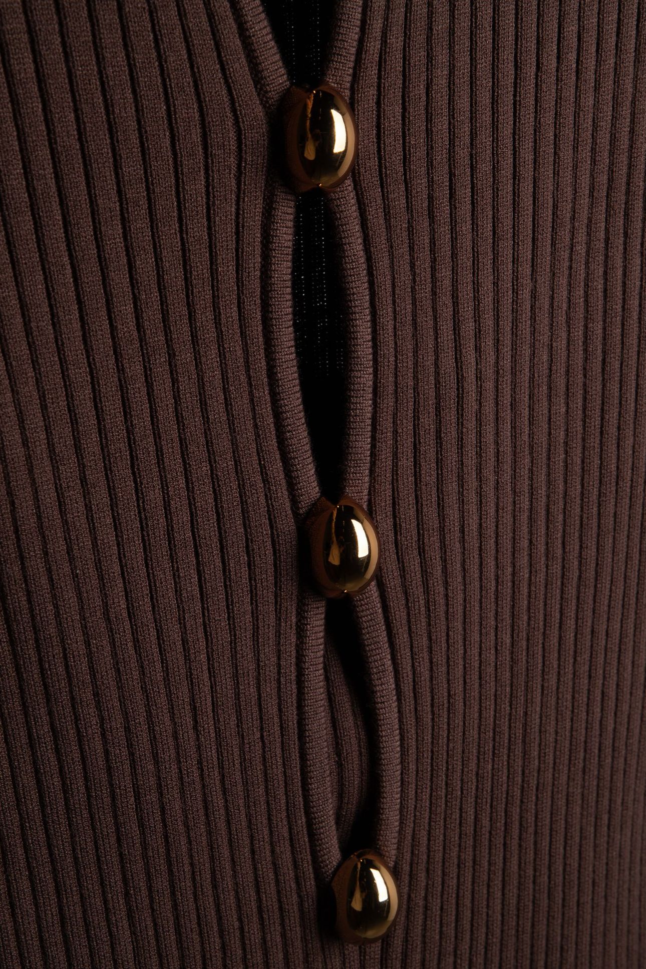 AGATHE RIBBED LS MID CHOCOLATE BROWNIE 4