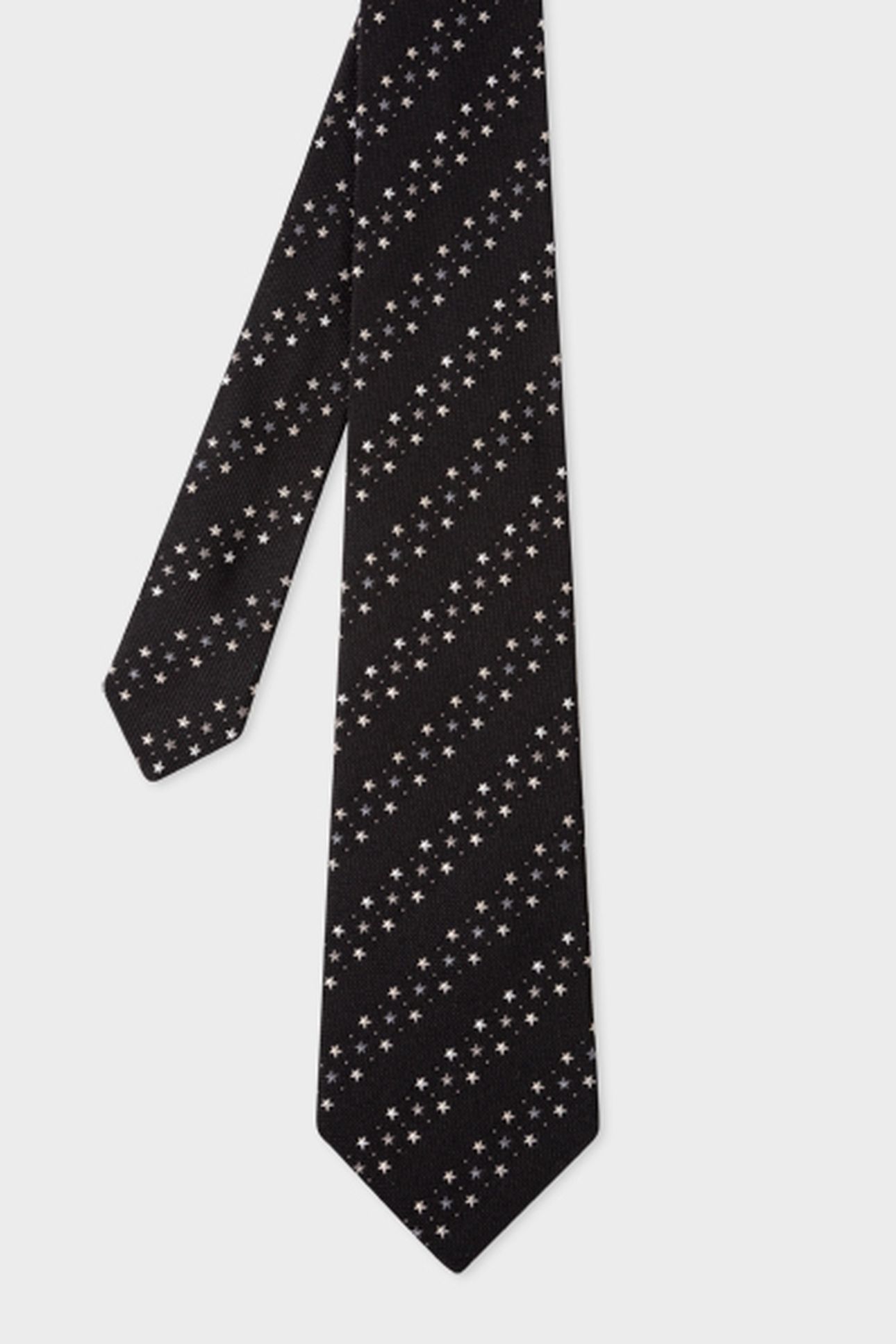 MEN TIE MULTI STARS BLACK 3