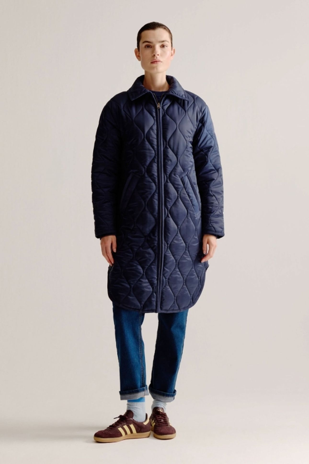 LAWRENCE COAT NAVY 1