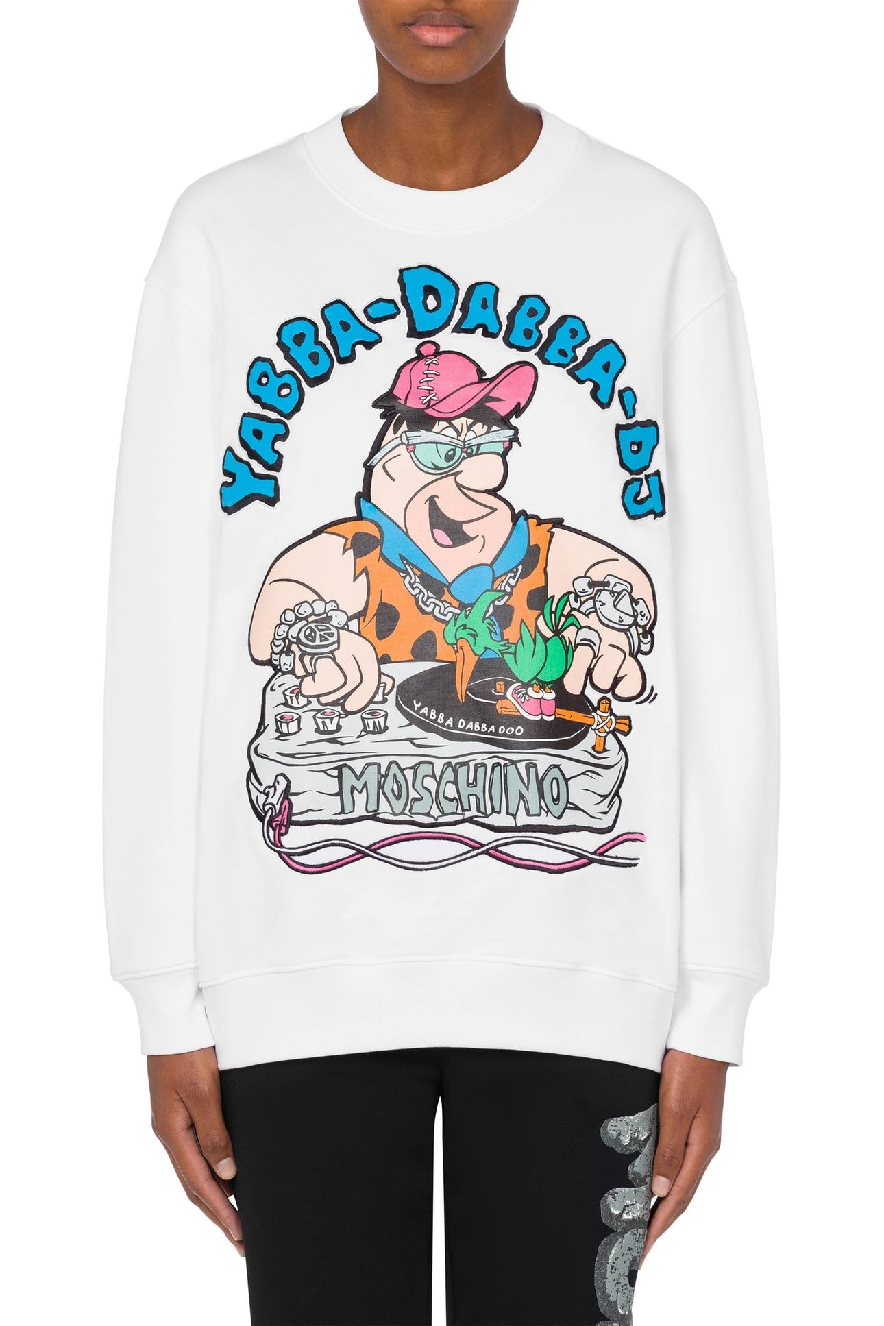 MOSCHINO X THE FLINTSTONES™ SWEATSHIRT WHITE 1