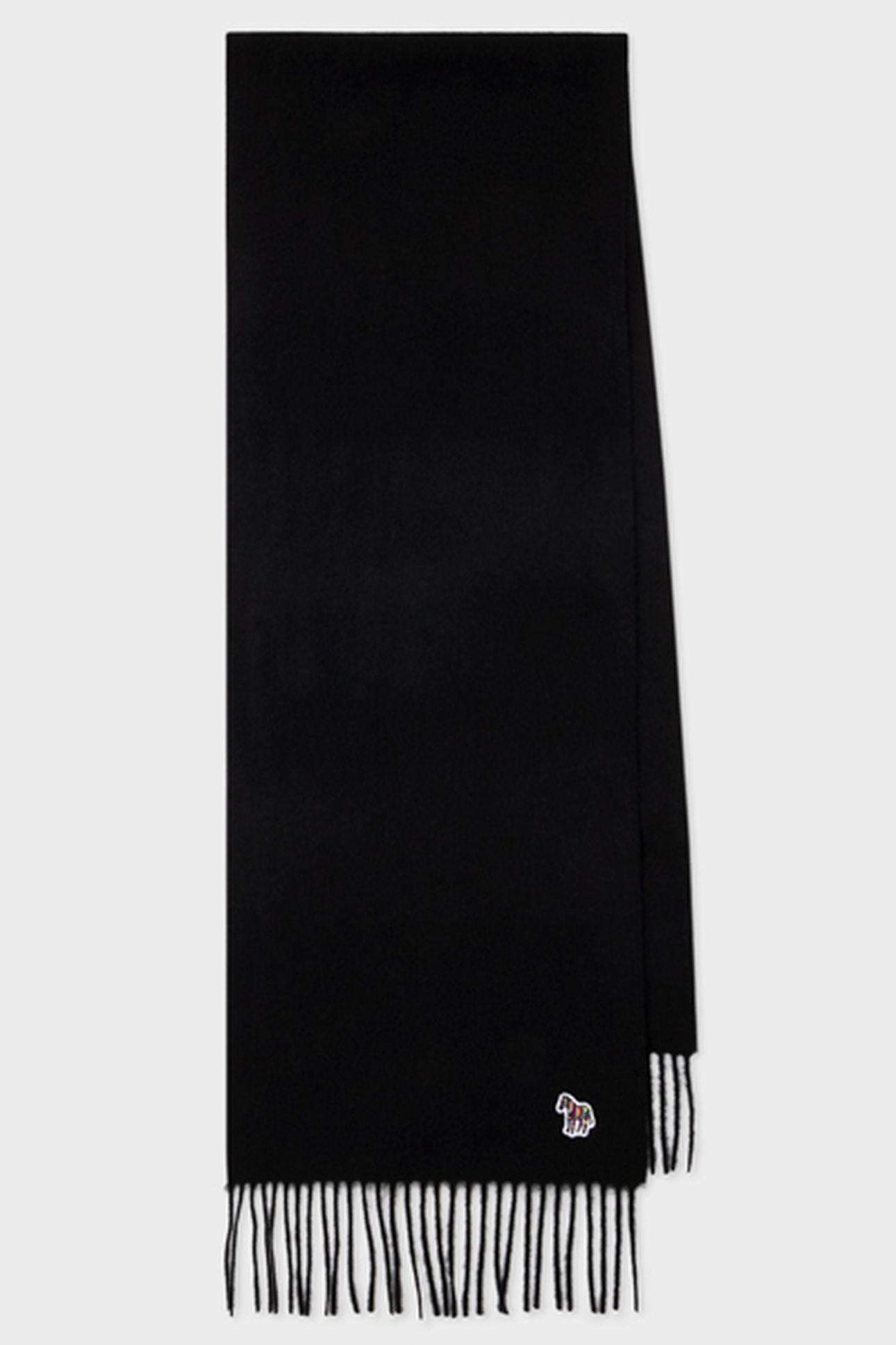 MEN SCARF PS ZEBRA BLACK 2