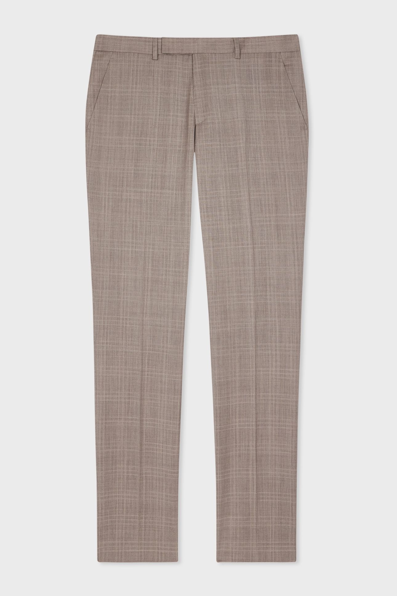 MENS TAILORED FIT 2 BUTTON SUIT GREY BEIGE 2