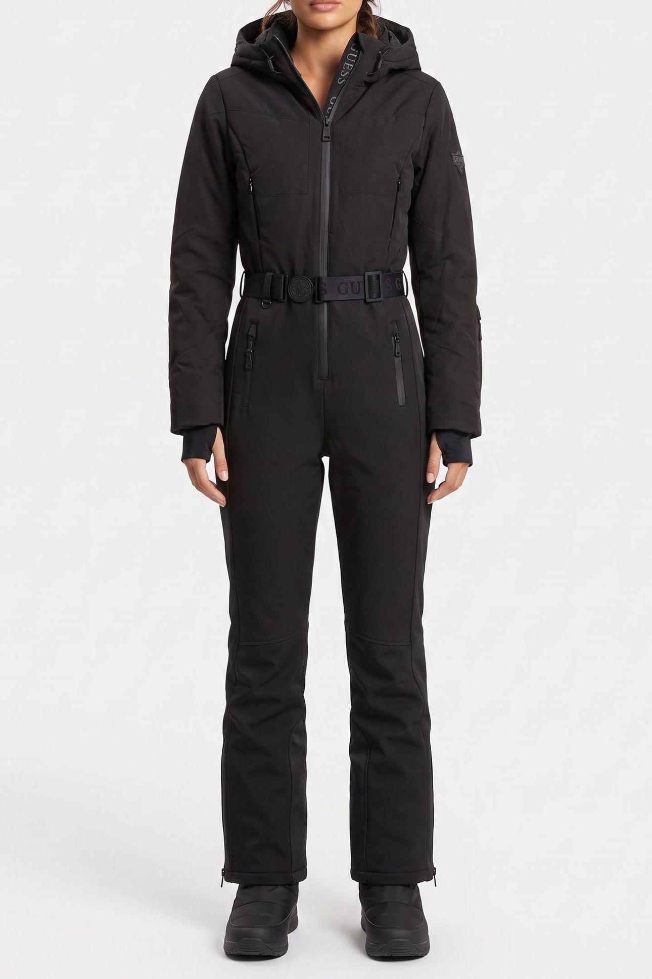 EVELYN TECH SKI LOGO JET BLACK A996 1