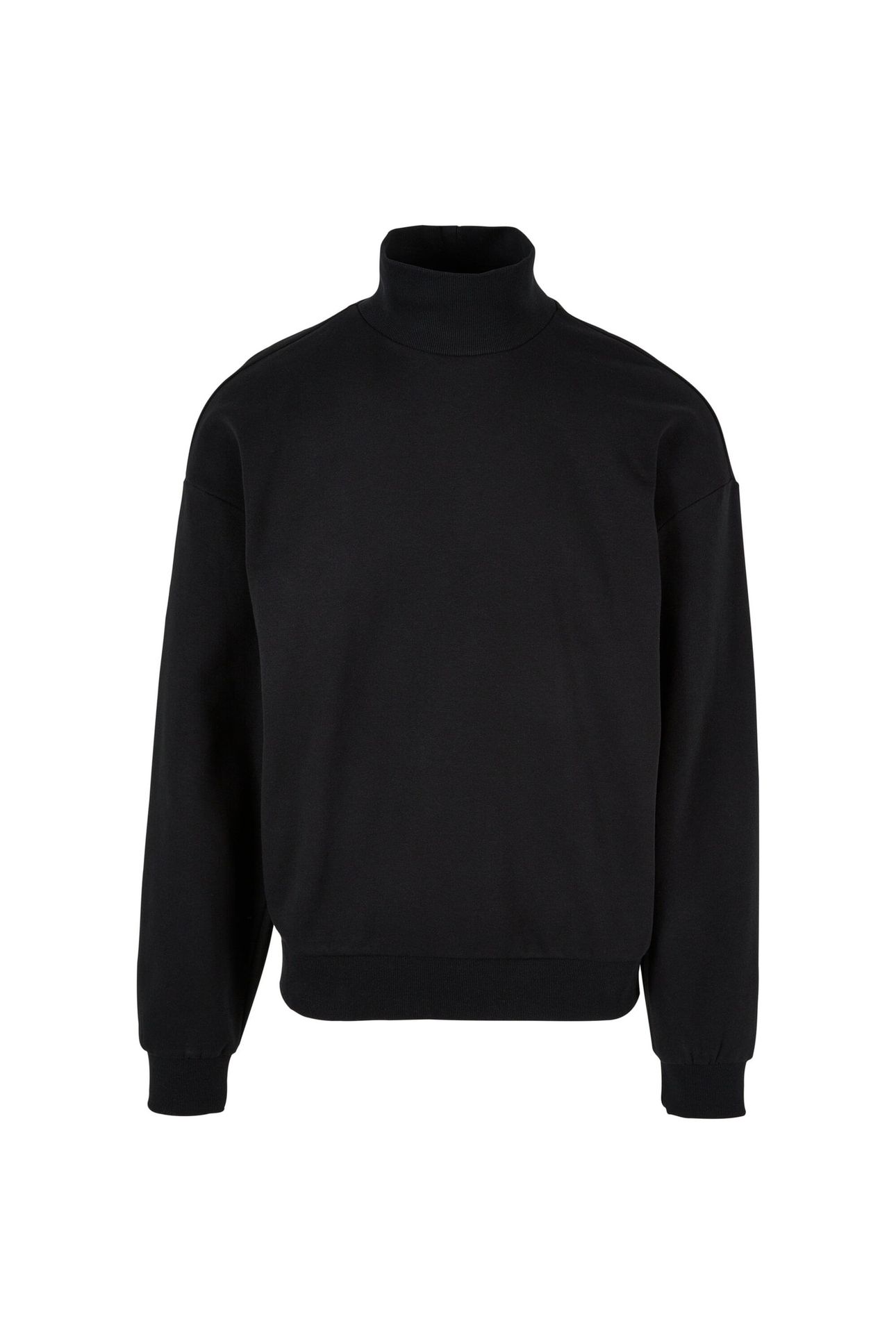HIGH RIB NECK CREW BLACK 5
