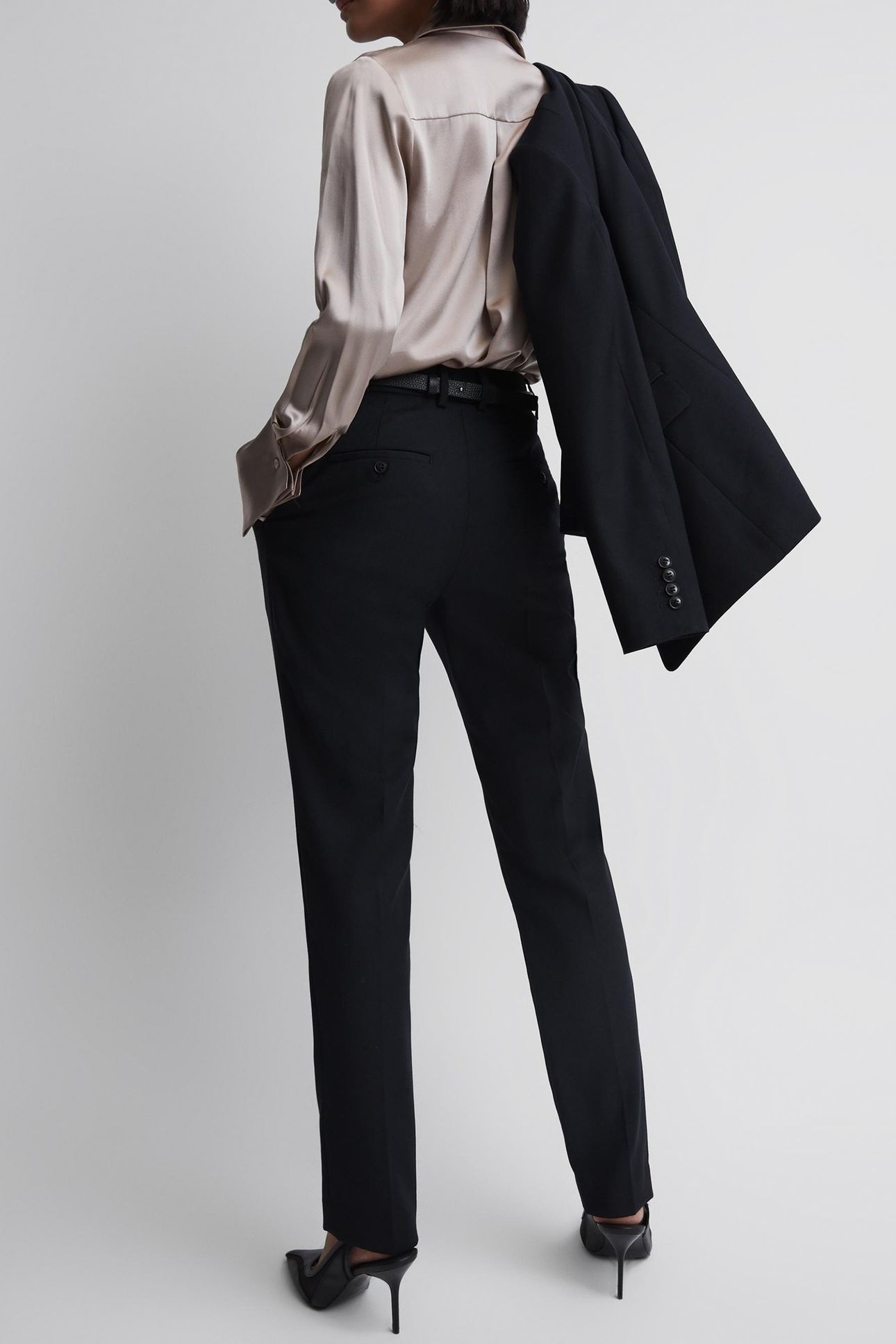 TAILORED SLIM LEG TROUSER NAVY 5
