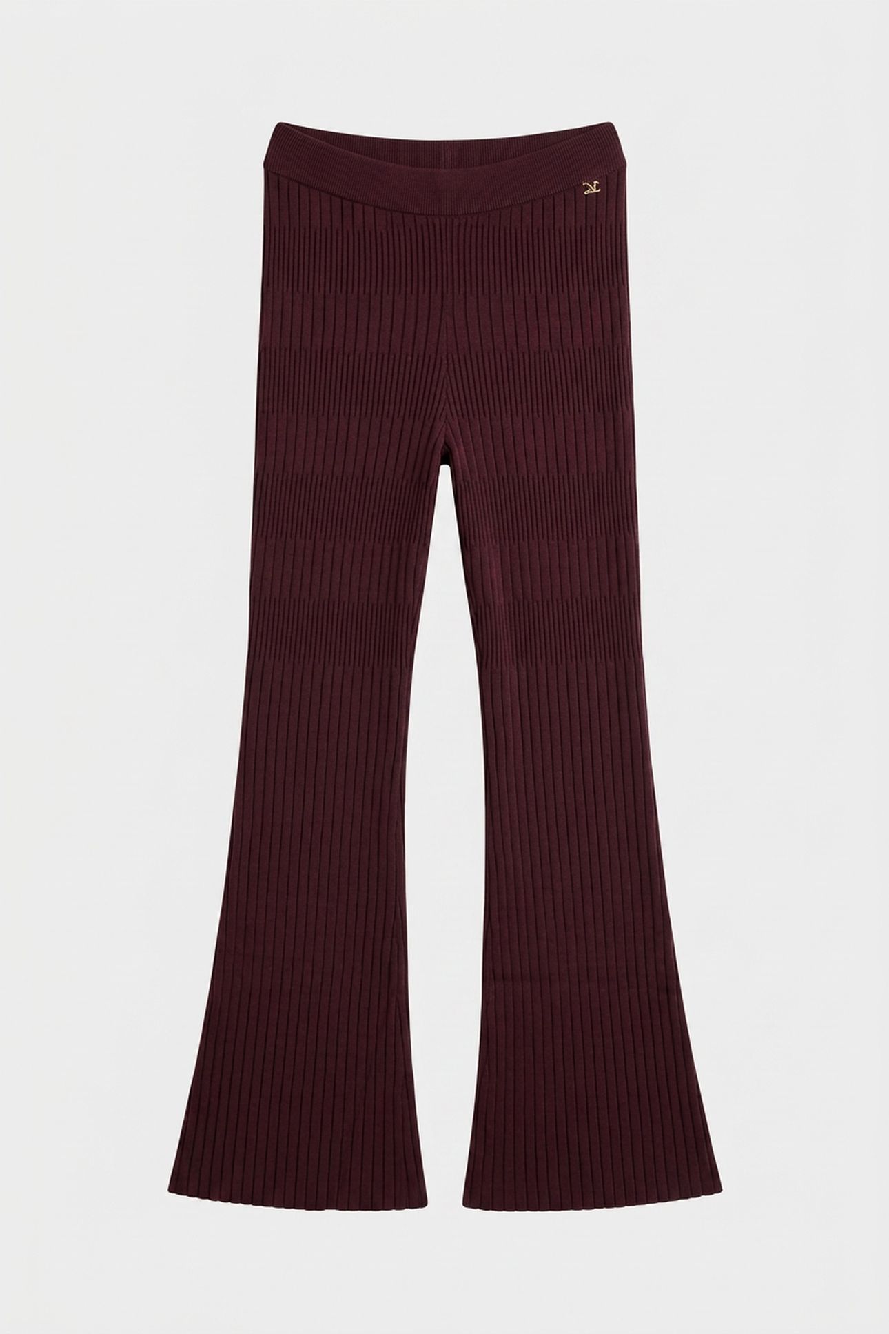 JANET RIBBED PANT SW REGAL PLUM 3
