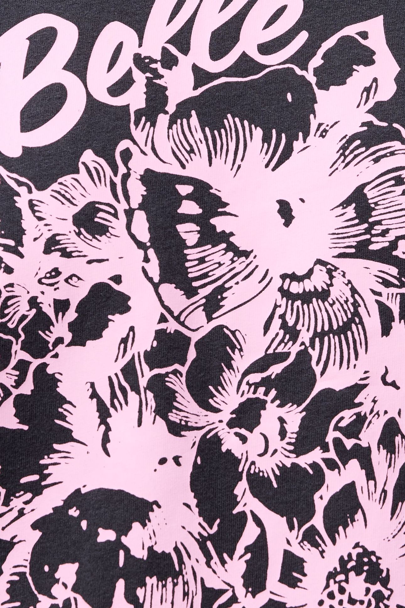 BELLE FLEURS GRAPHIC TEE GRAPHITE/ROSE PINK GRAPHITE/ROSE PI 4
