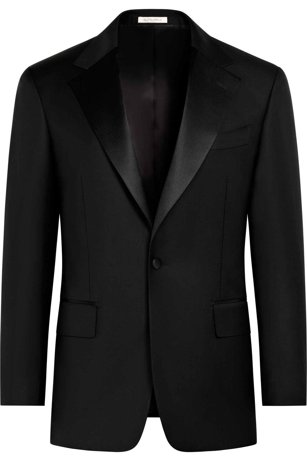 BLACK PURE WOOL S110'S MILANO 3