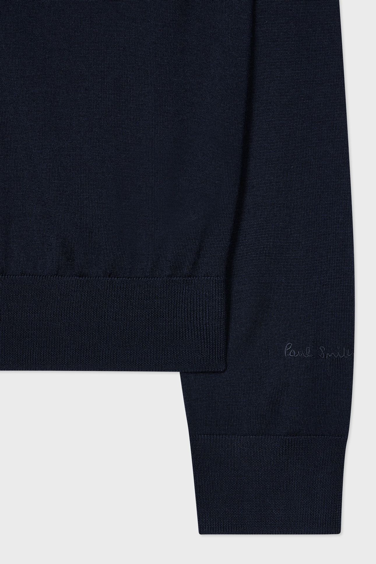 MENS SWEATER ROLL NECK VERY DARK NAVY 3
