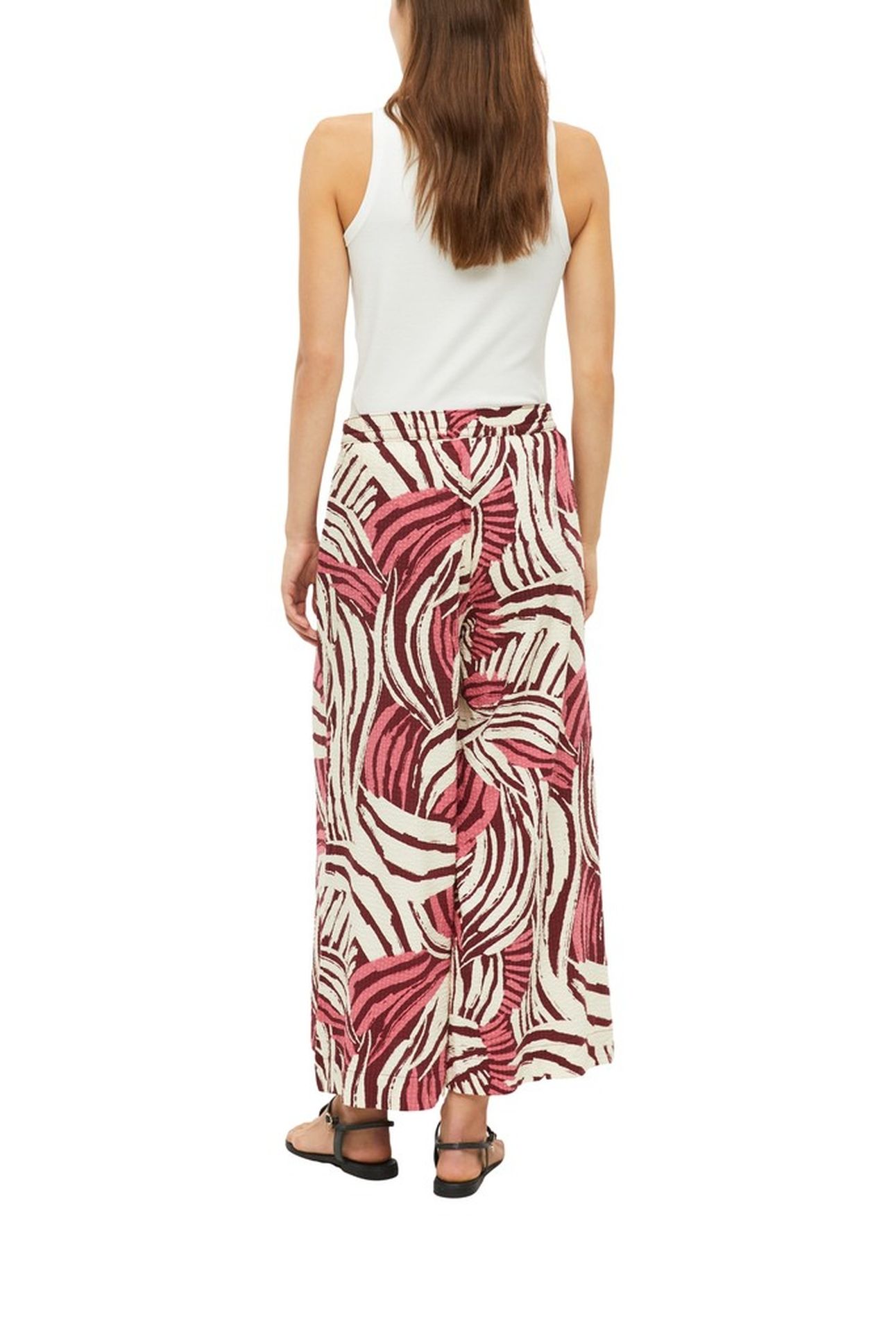 S.OLIVER HOSEN PINK BURGUNDY 3