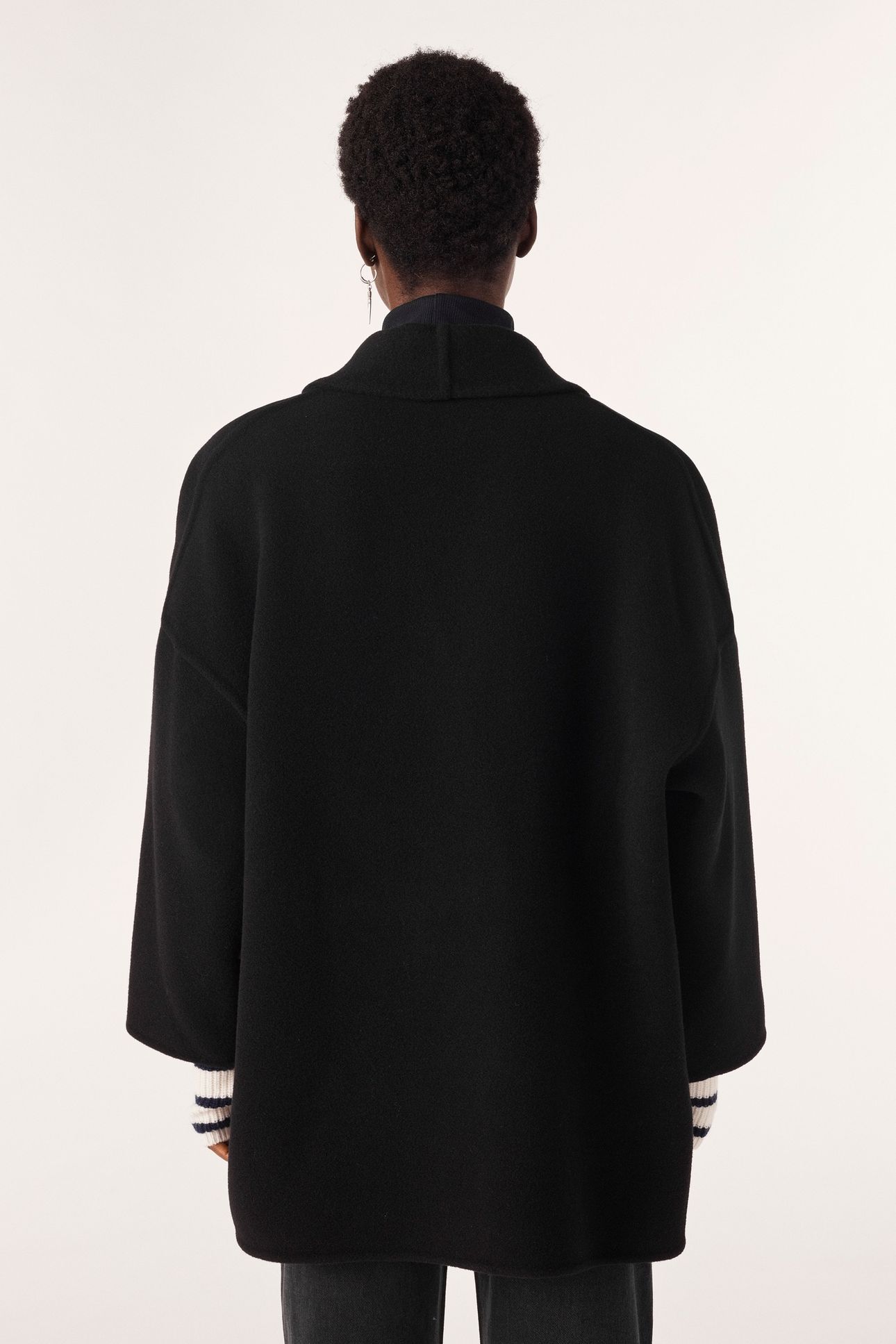 MID-LENGTH COAT BLACK 2
