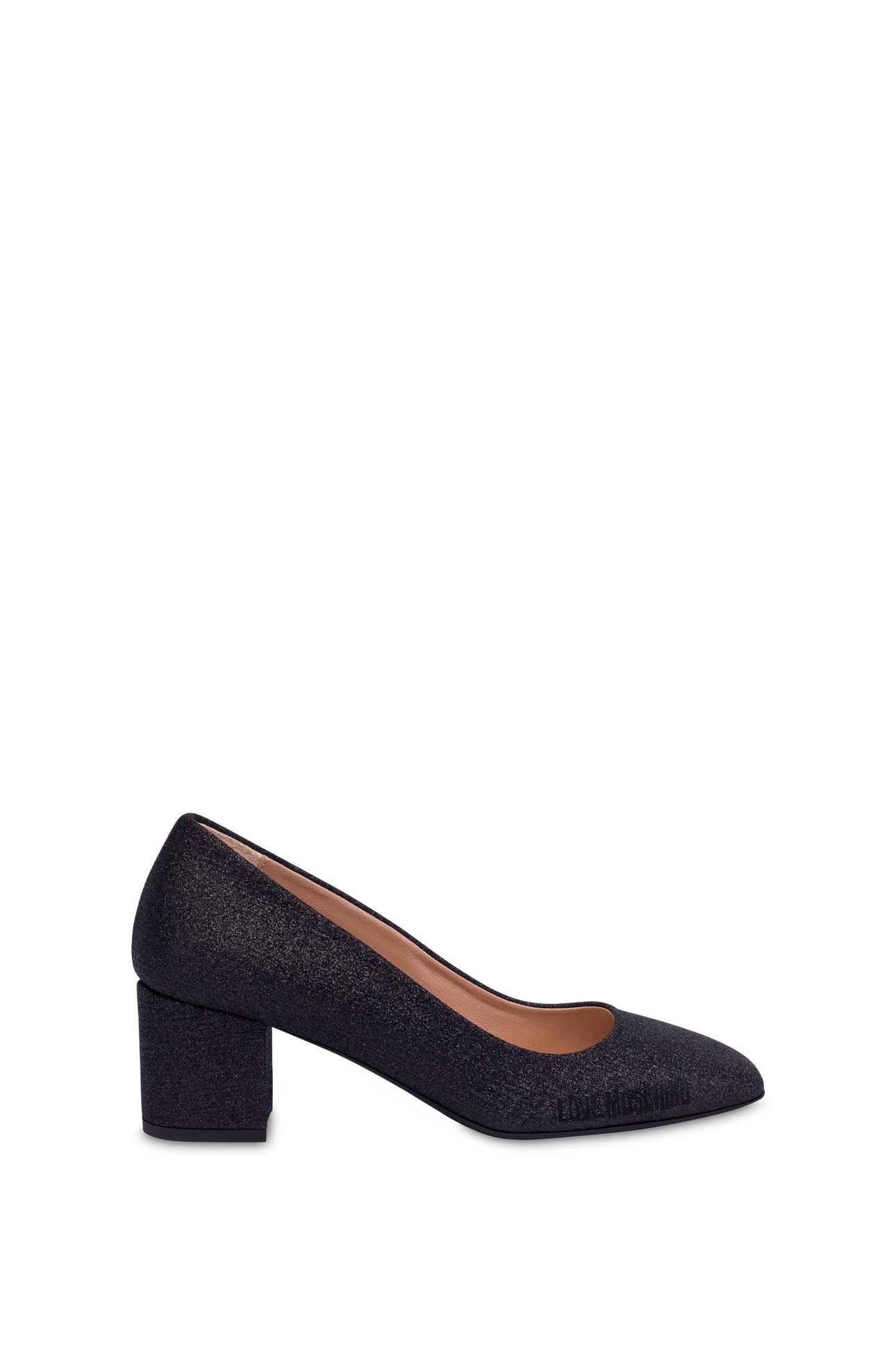 GLITTER PUMPS BLACK 1