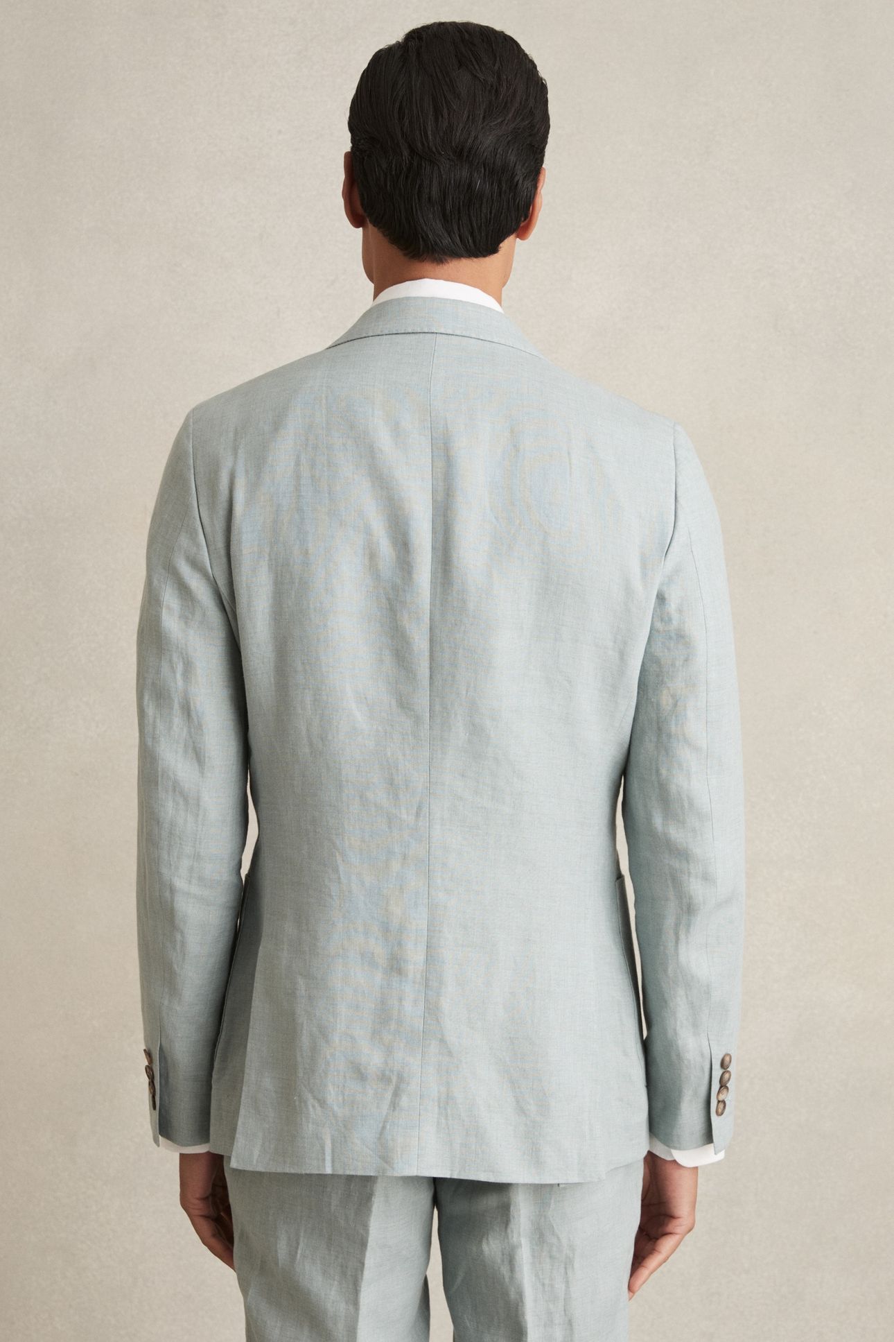 SB 2B NOTCH LINEN BLAZER OCEAN GREEN 3