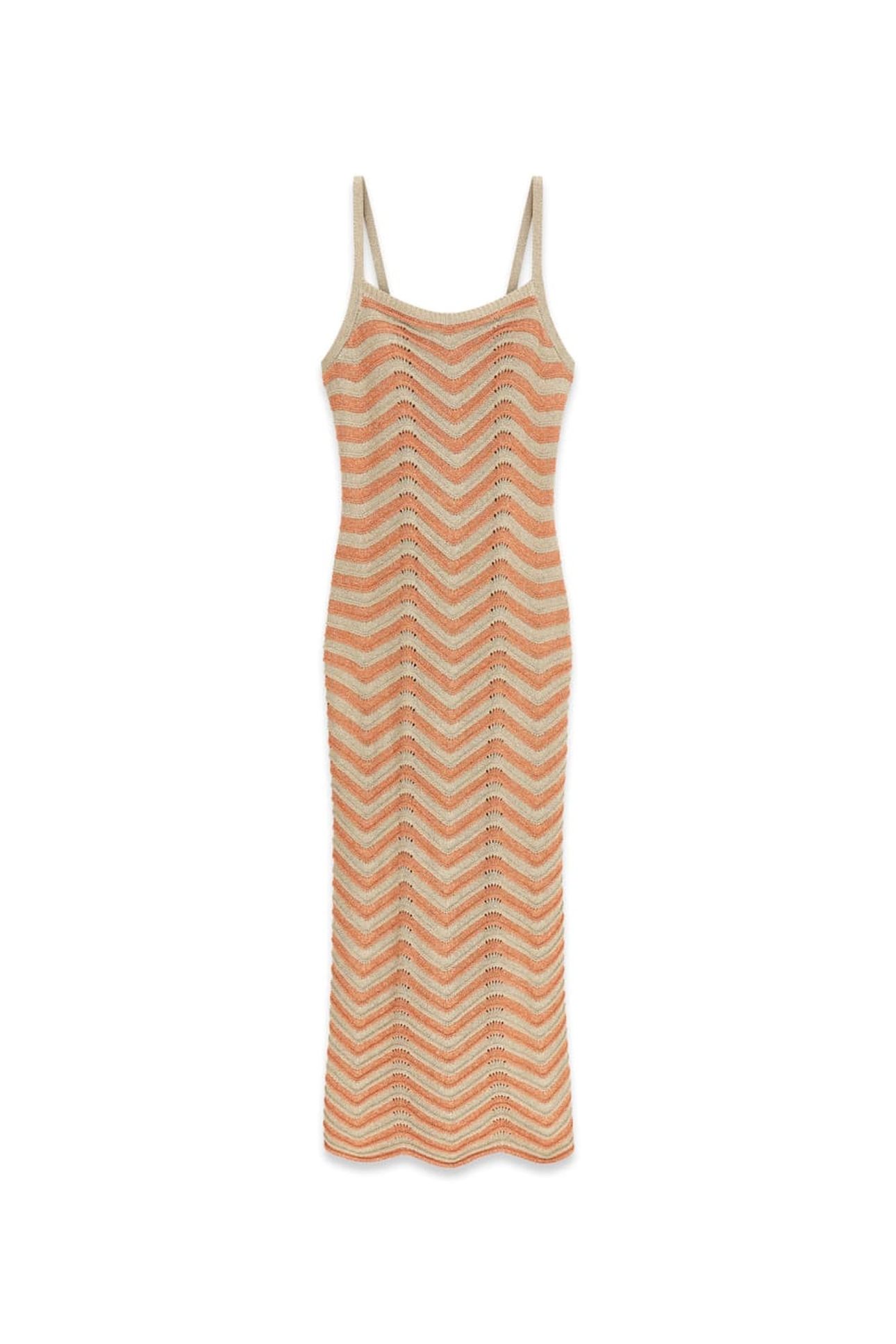 SL VERA CHEVRON LACE NATURAL/ORANGE BRUSH 7