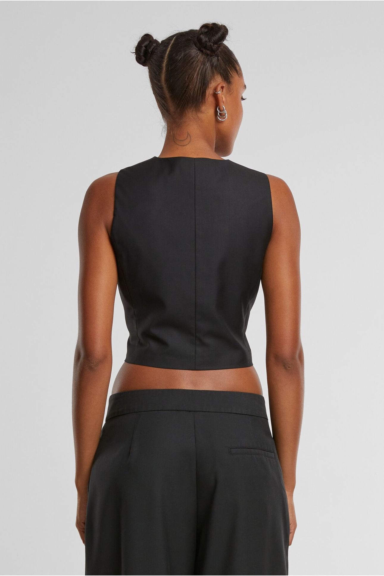 LADIES CLASSIC VEST BLACK 2
