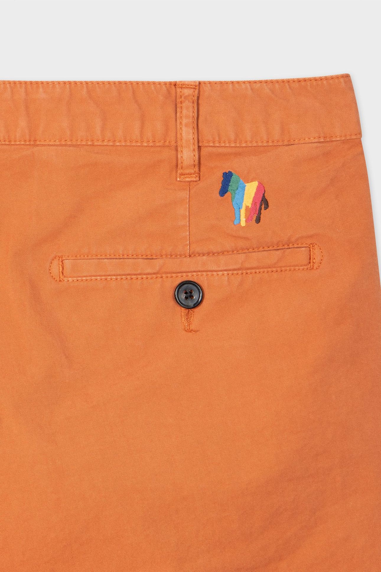 MENS SHORT ZEBRA EMB LIGHT RUST 5