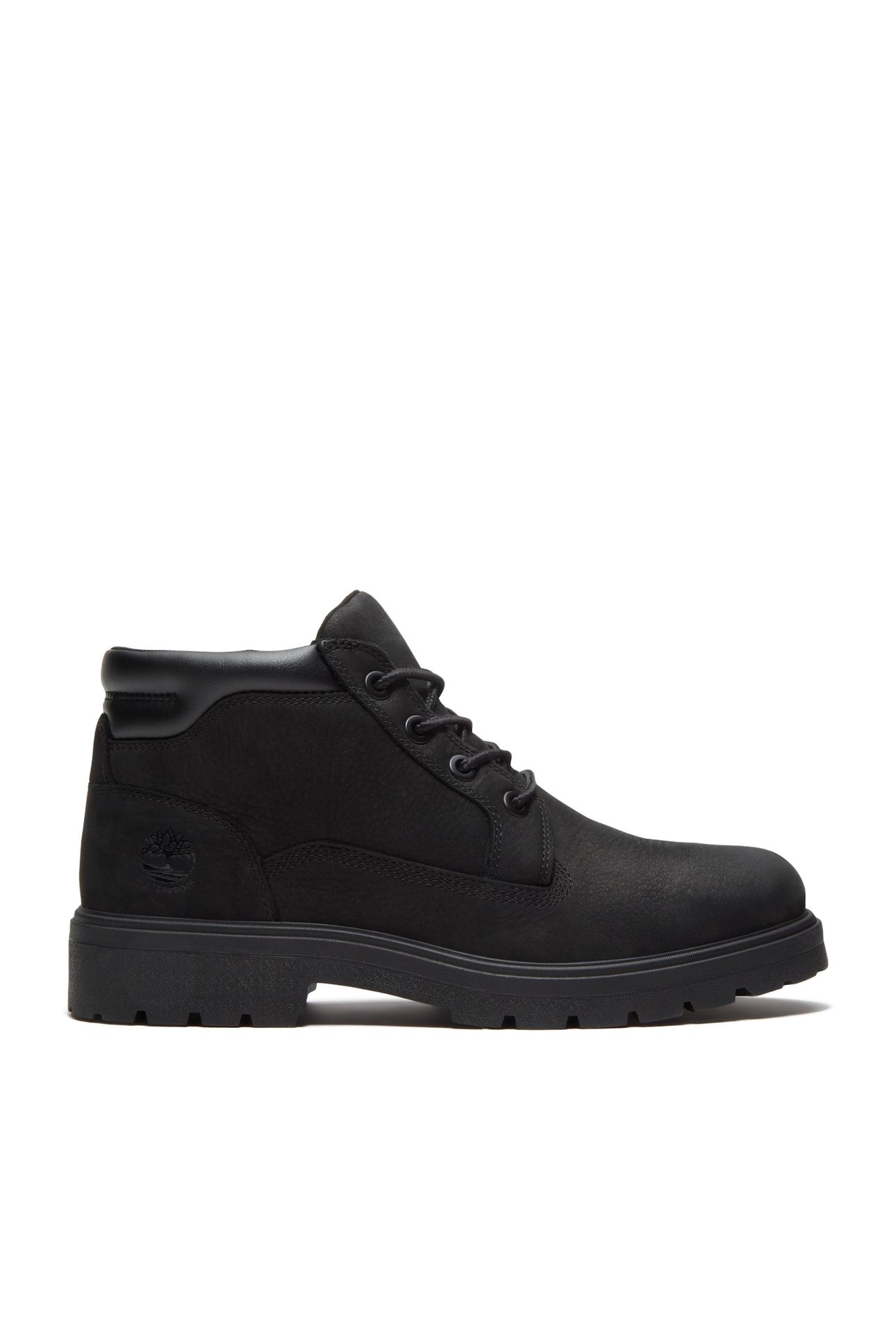 MID LACE UP WATERPROOF CHUKKA BOOT BLACK NUBUCK 1