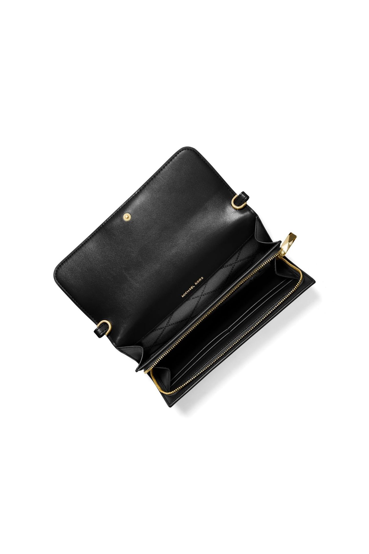 LARGE WALLET ON CHAIN CROSSBODY BLACK 4