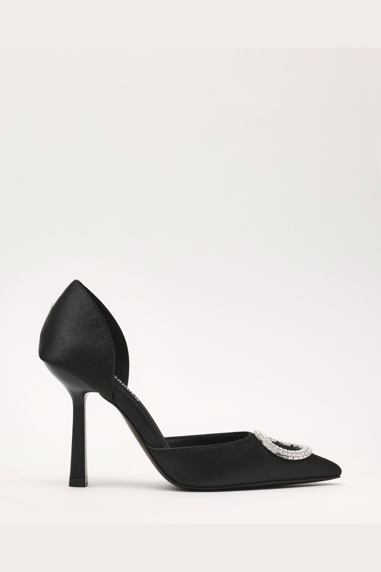 SPARKLING PUMPS BLACK SATIN 1