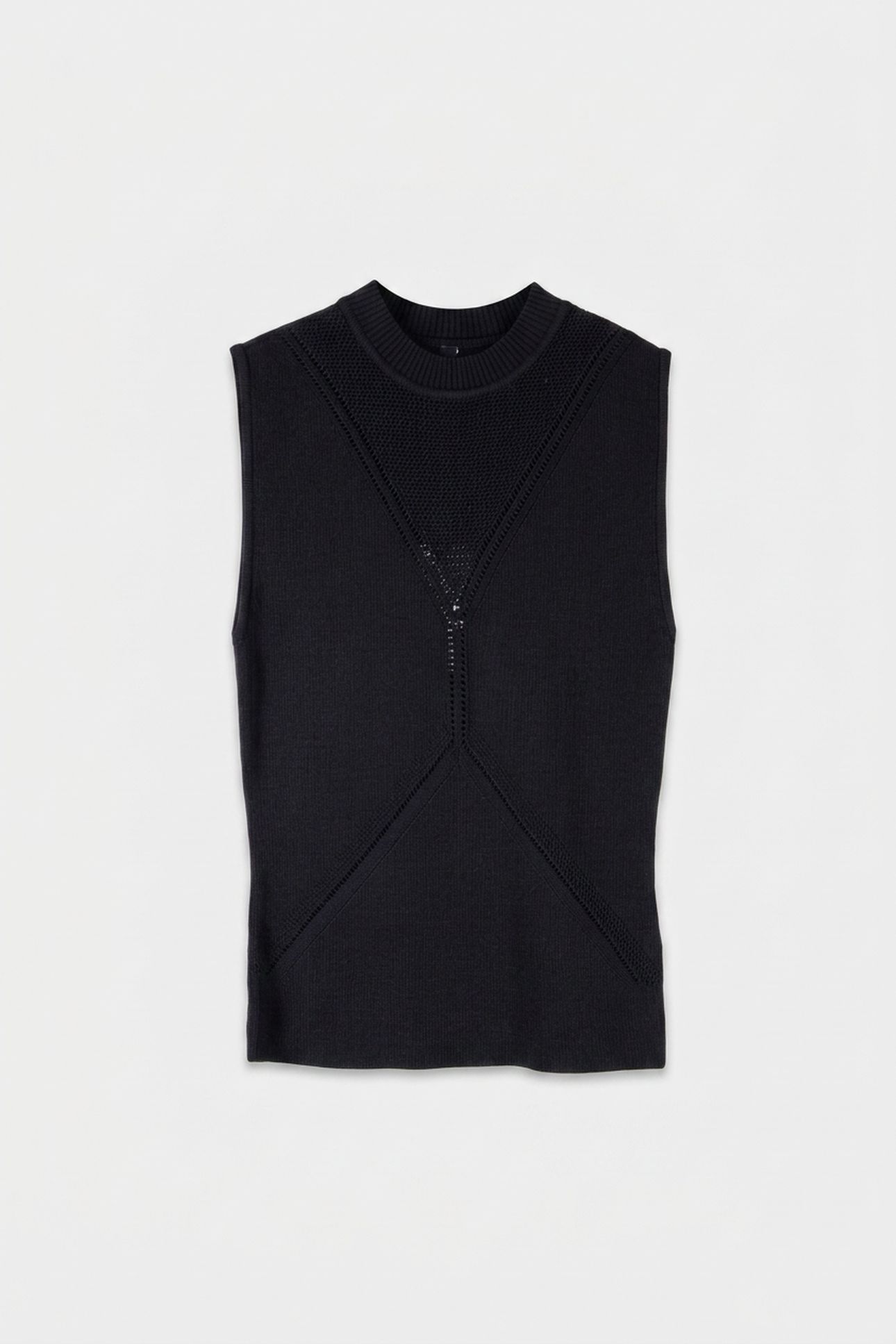 COURTNEY SL SWTR TOP JET BLACK A996 3