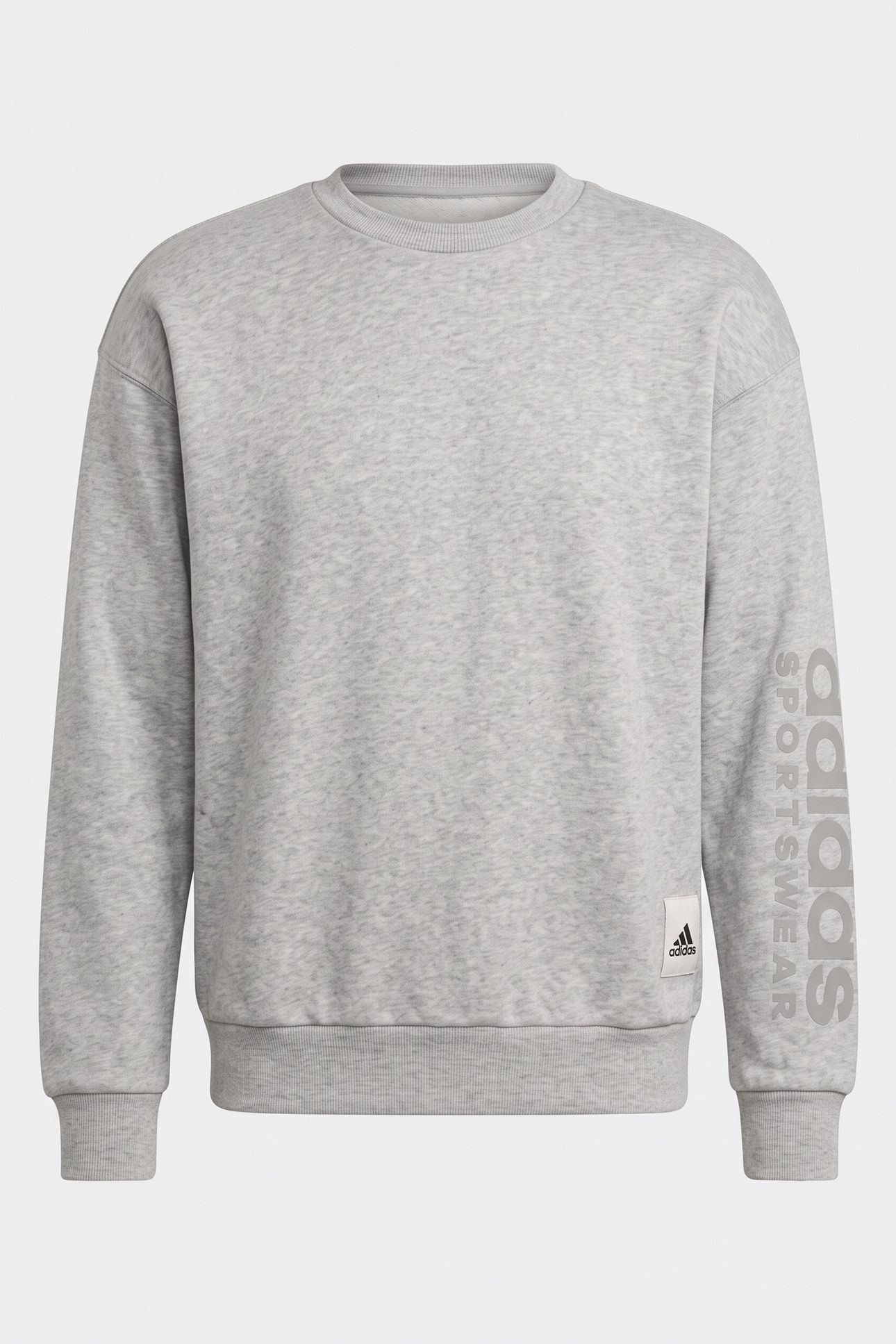 UNISEX SPORTSWEAR LOUNGE FLEECE SWEATSHIRT MEDIUM GREY HEATH 6