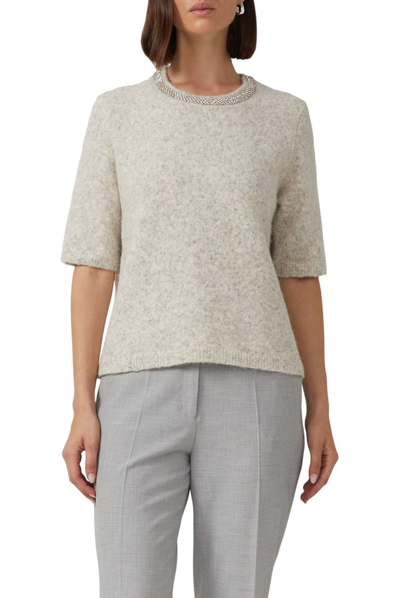 S.OLIVER PULLOVER ECRU 1