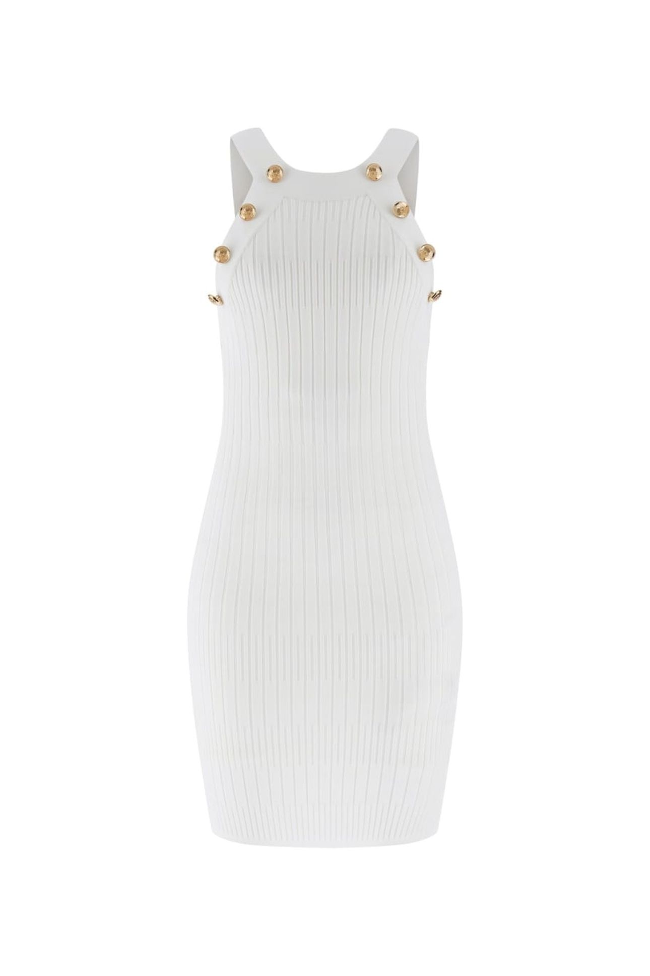 JANET RIBBED HN DRES WHITE PEAKS 7
