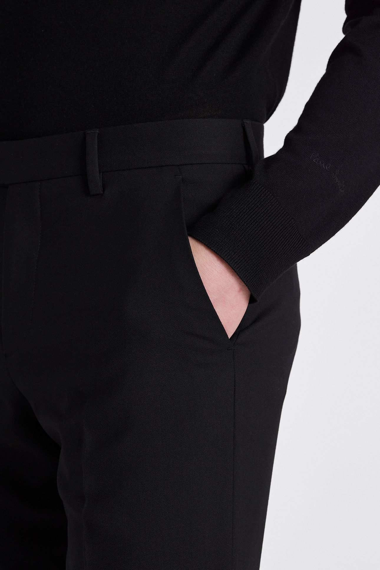 GENTS SLIM FIT TROUSER BLACK 10