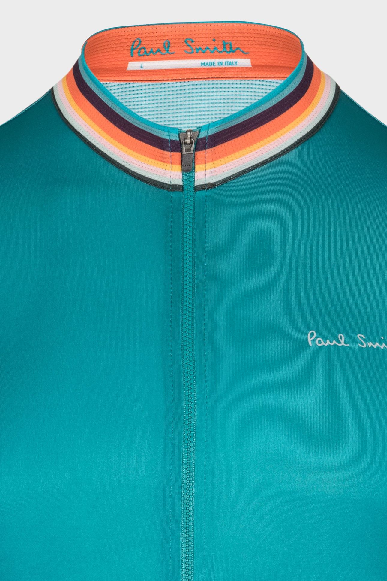 MENS CYCLE JERSEY S/S ARTIST STRIPE PETROL GREEN 3