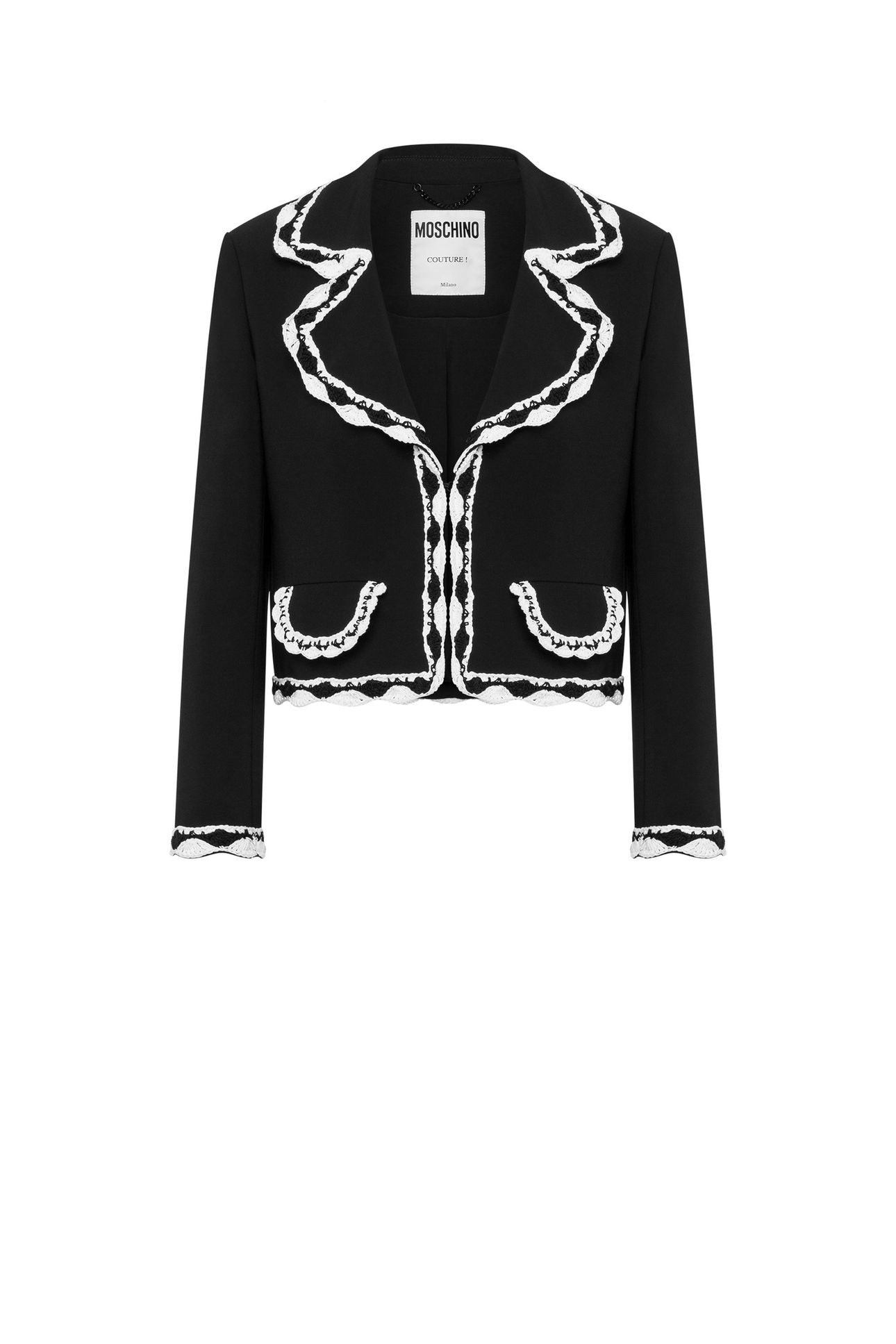 CROCHET CADY JACKET DETAILS BLACK 3
