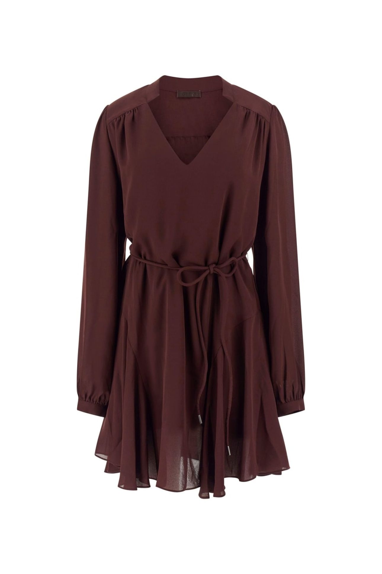 LS WANDA FLARE DRESS PURE CHOCO 4