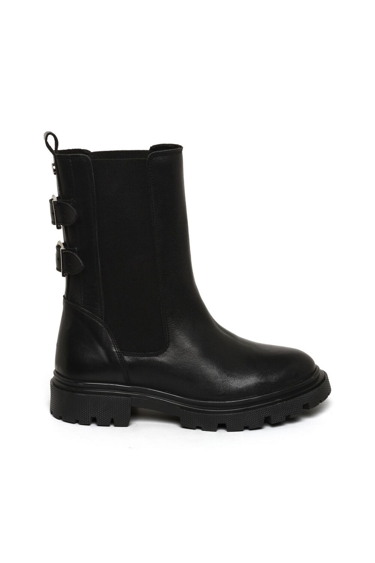 RAMY BOOTIES BLACK LEATHER 1