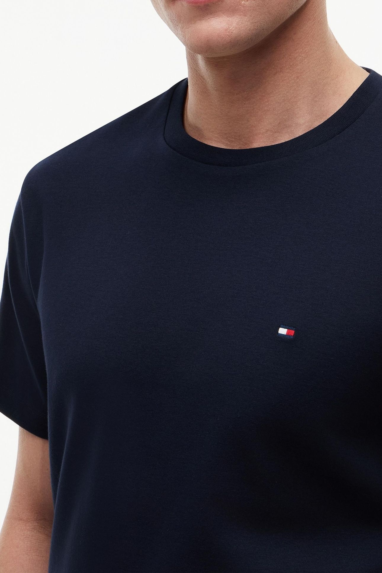 SOFT TOUCH LIGHT INTERLOCK TEE NAVY BLUE 7