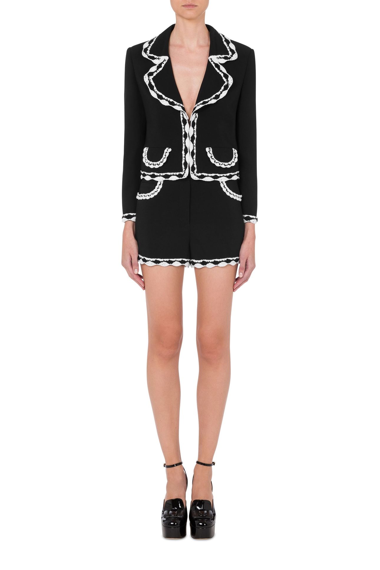 CROCHET CADY JACKET DETAILS BLACK 1