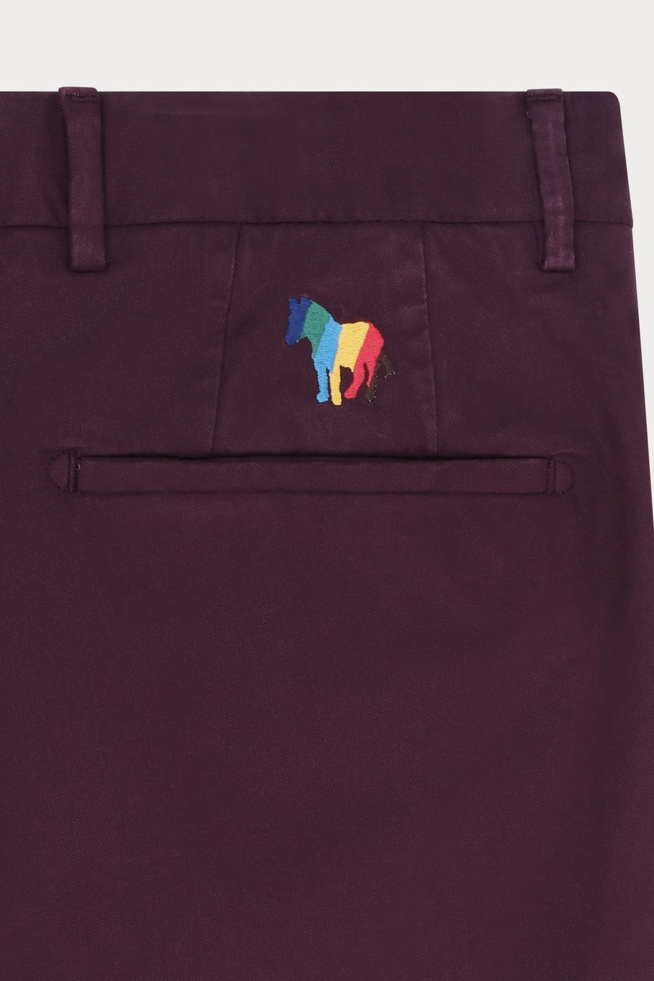 MENS SLIM FIT CLEAN CHINO BS ZEB AUBERGINE 3