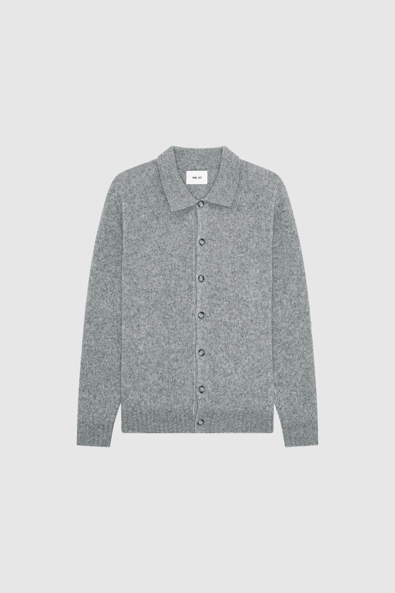 LEE POLO CARDIGAN 6598 GREY MEL. 4