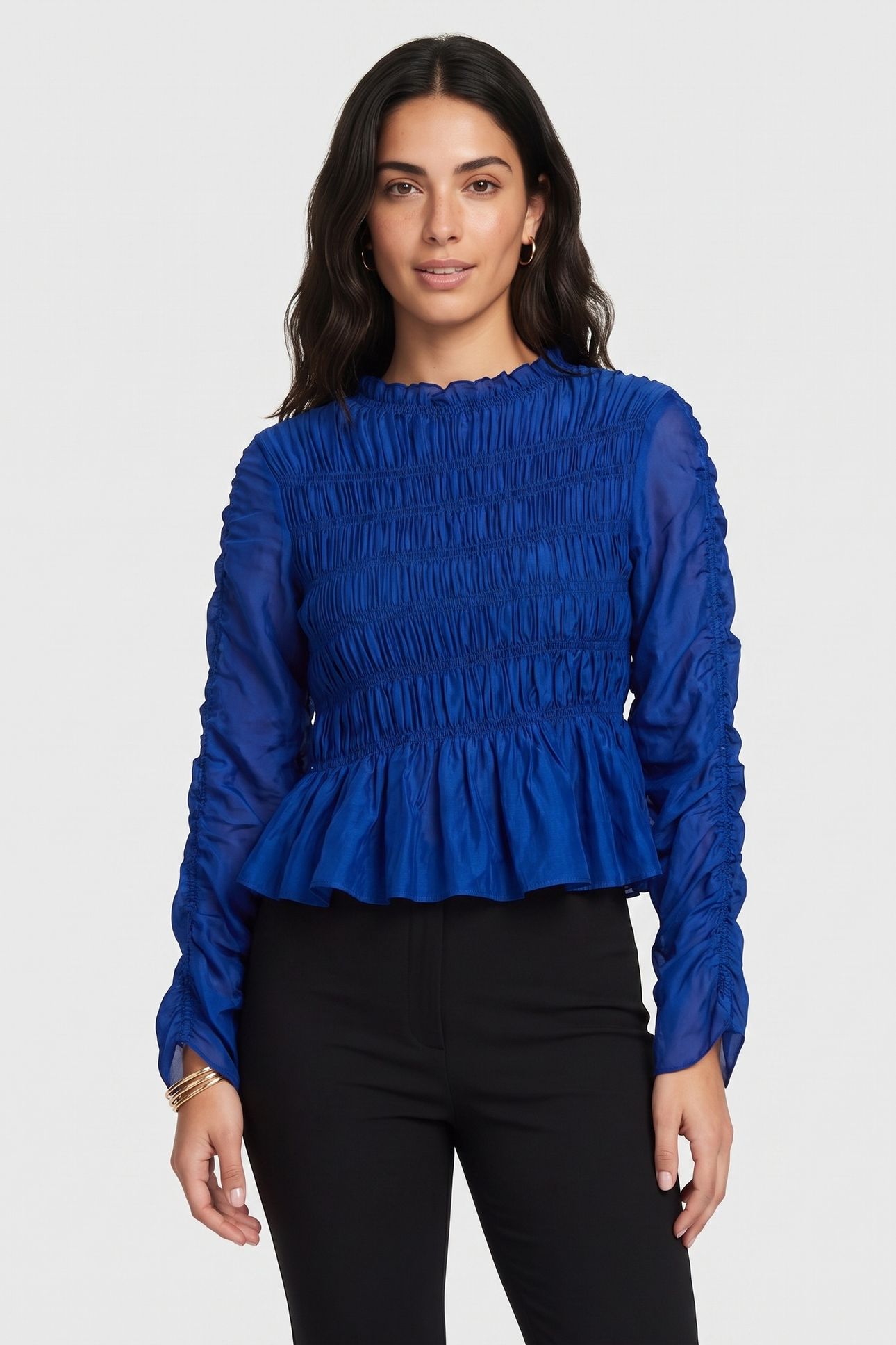 ST MASHA BLOUSE BLUE 1