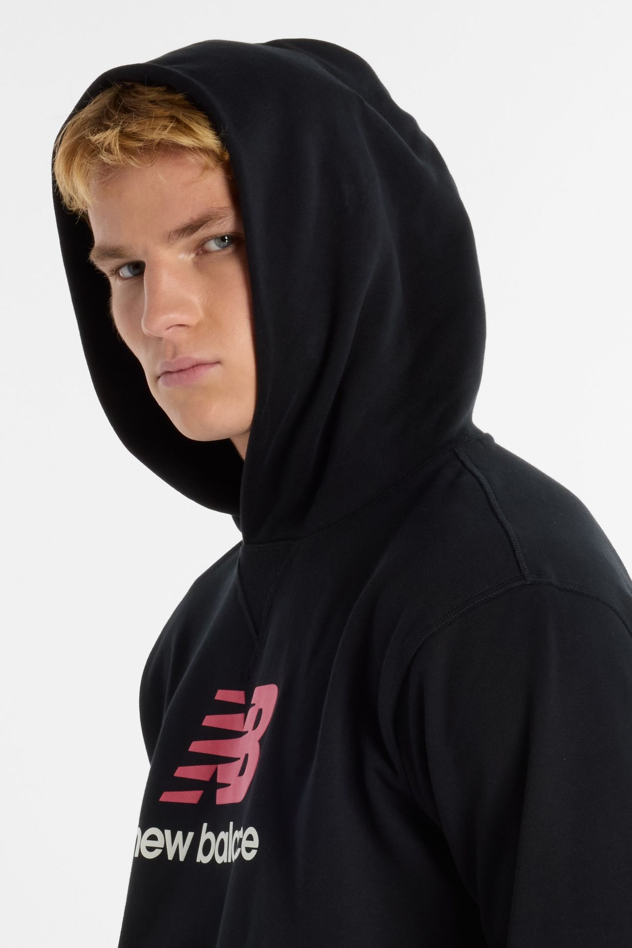 ATHLETICS FRENCH TERRY LOGO HOODIE BLACK 7