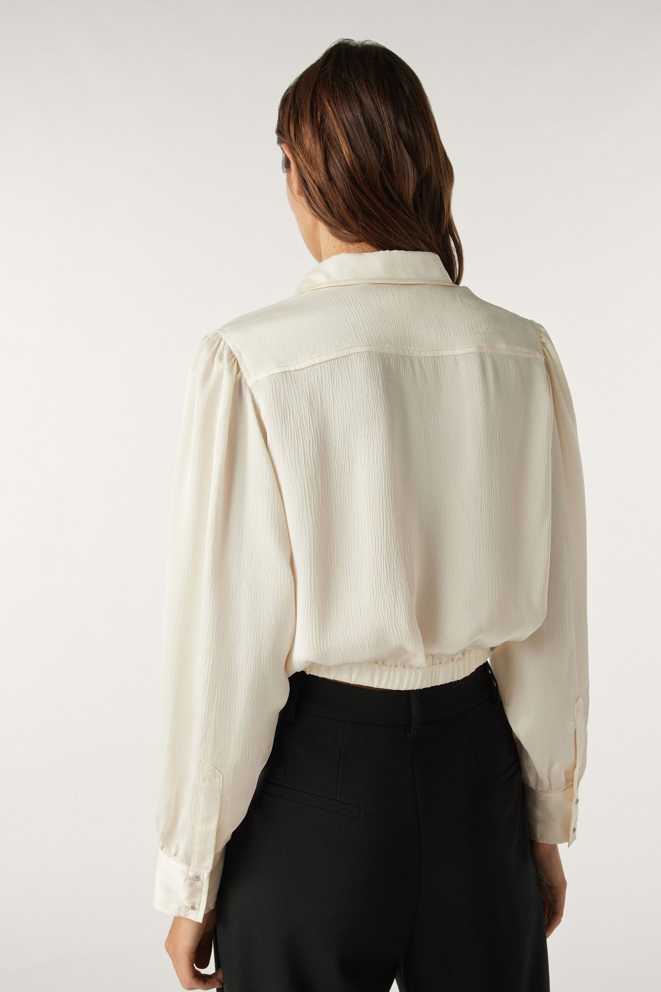 LONG SLEEVES SHIRT ECRU 2