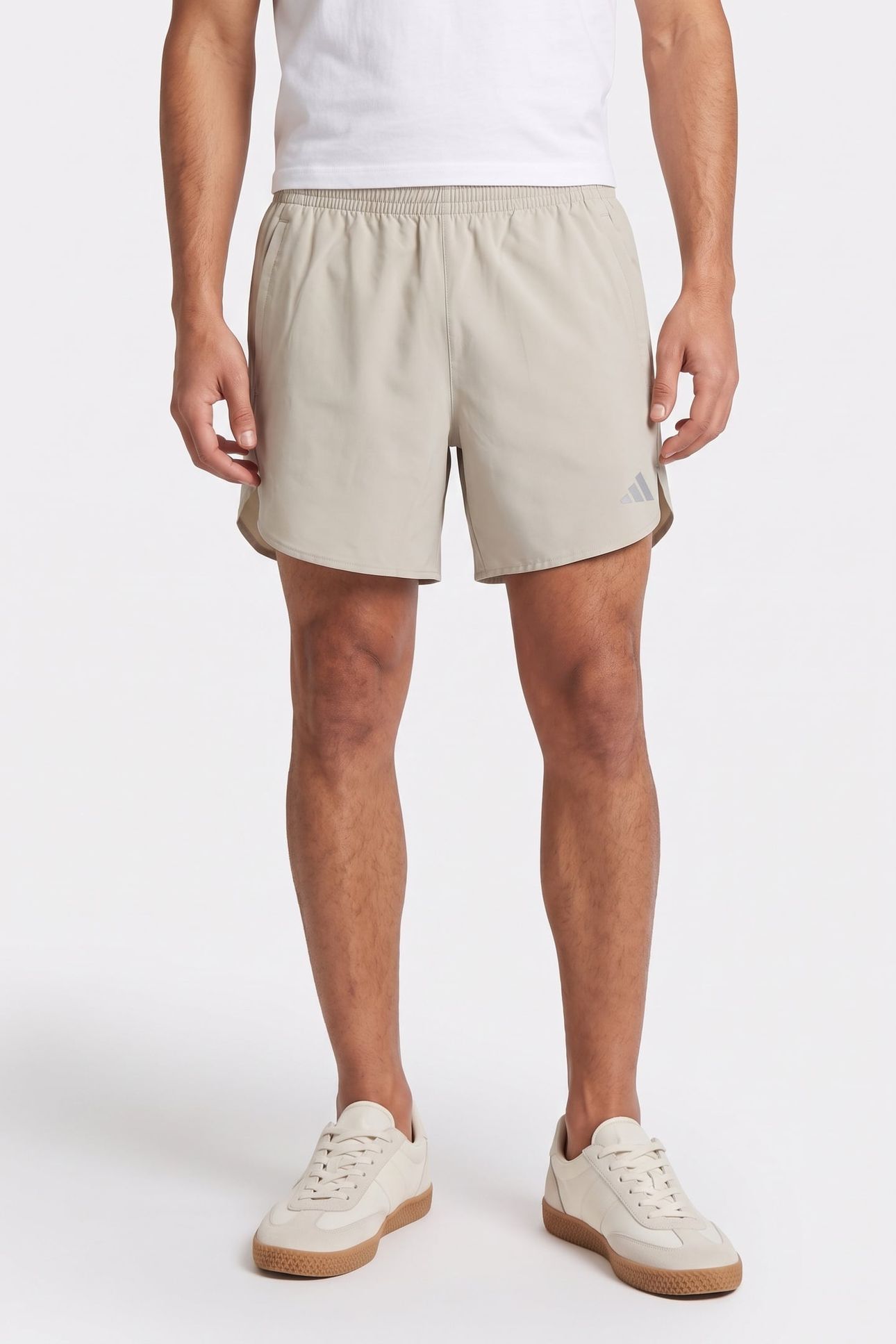 UNISEX PERFORMANCE RUN IT SHORT PUTTY GREY 2
