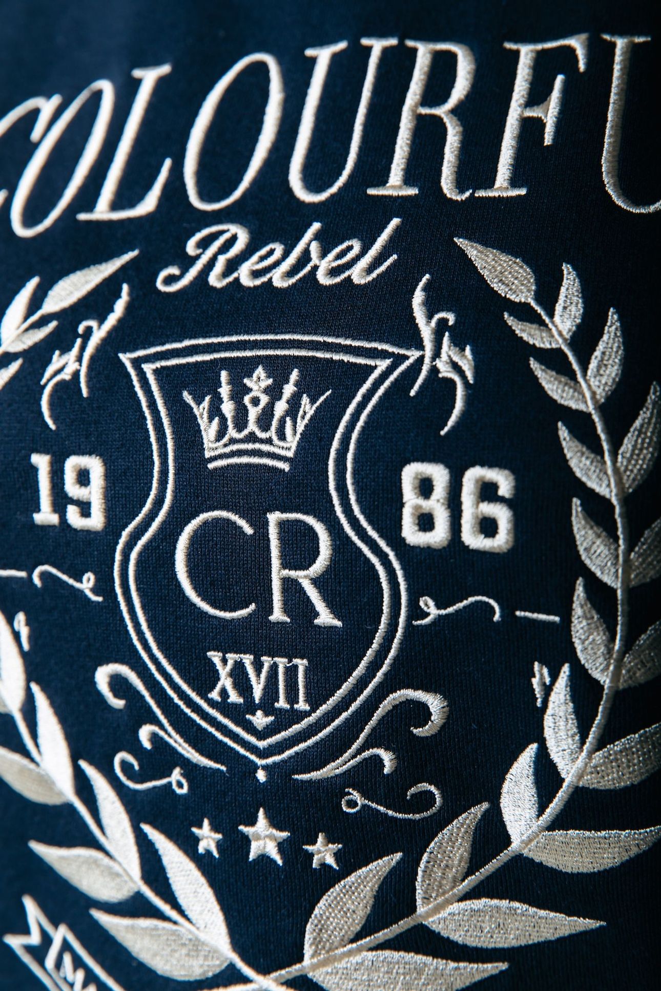 COLLEGE 1986 EMBRO RELAXED SWEAT NAVY 5