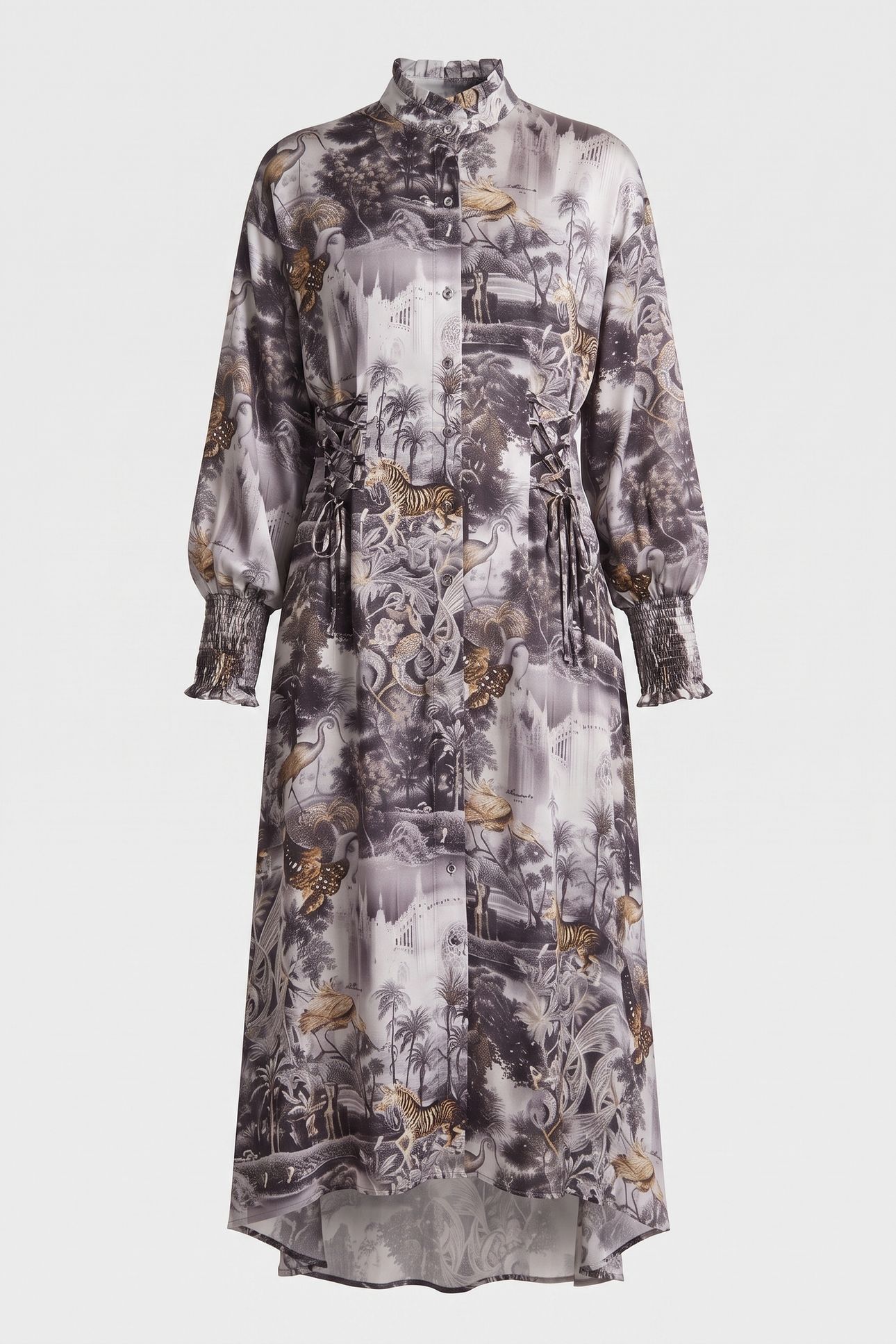AMBER BEVERLY DRESS GREY 3