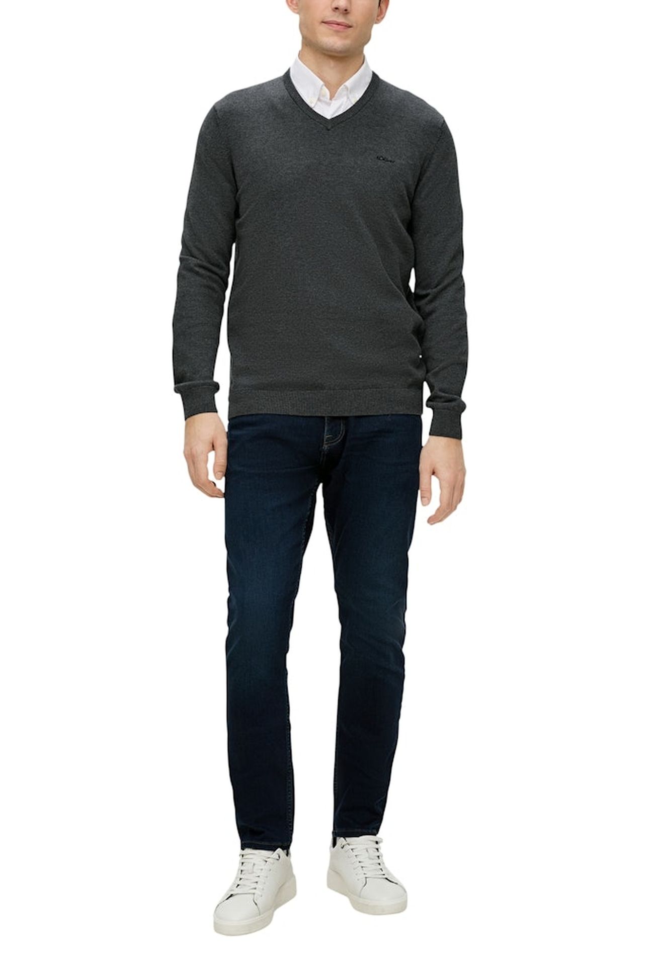 S.OLIVER PULLOVER GREY/BLACK 4