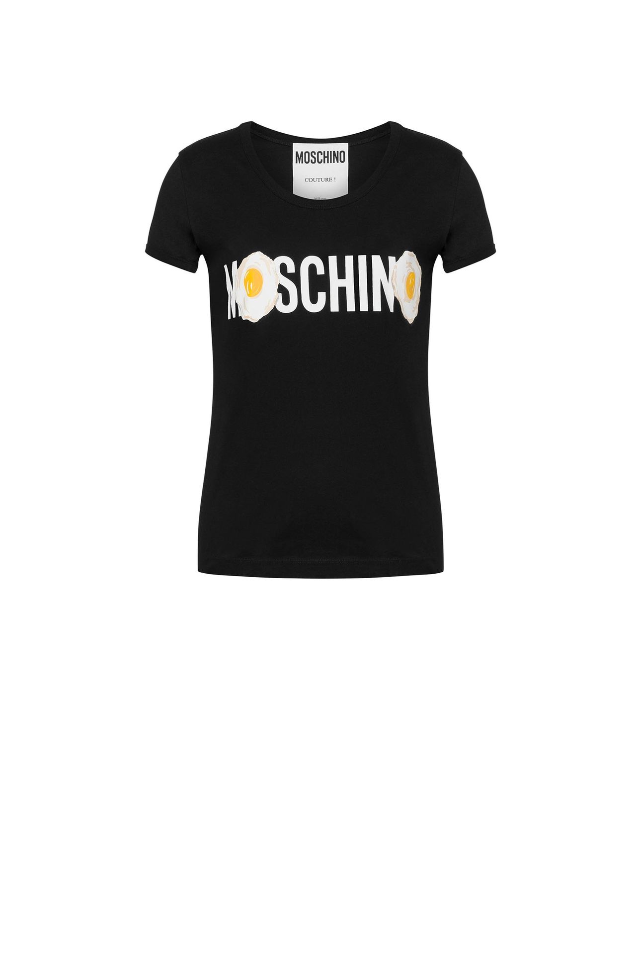 EGGS LOGO ORGANIC JERSEY T-SHIRT BLACK 3